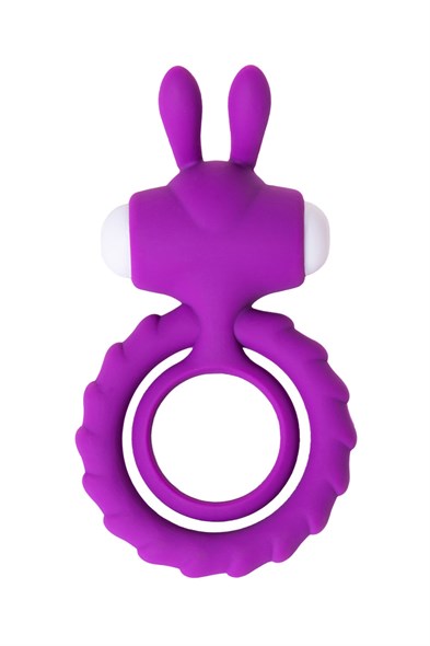 Эрекционное кольцо Jos Good Bunny фиолетовый силикон - фото 45812