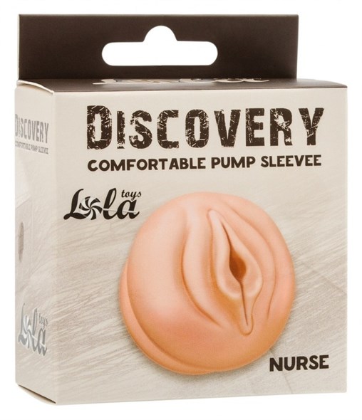 Сменная насадка для вакуумной помпы Discovery Nurse телесная вагинка - фото 46221