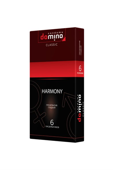 Презервативы Domino Classic Harmony гладкие, 6шт - фото 46309