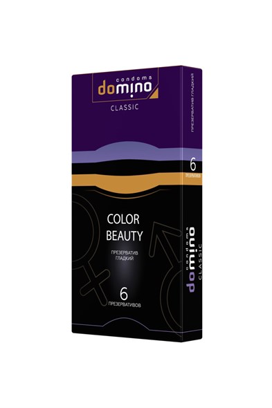 Презервативы Domino Classic Colour Beauty разноцветные, 6шт - фото 46394