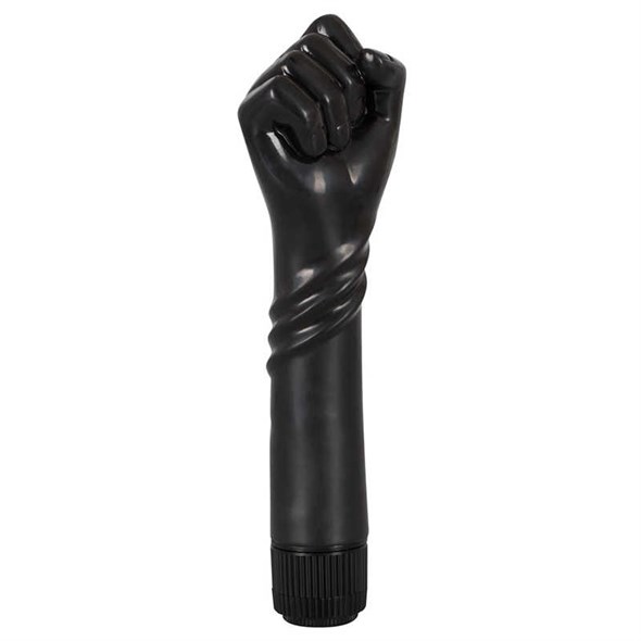 Вибратор-рука The Black Fist для фистинга 23,5*6,3см - фото 47598
