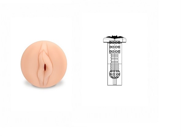 Мастурбатор вагина Deluxe Vagina SLT с самолубрикацией - фото 49611