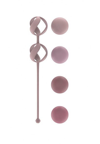 Набор сменных вагинальных шариков Love Story Valkyrie Pink, розовые - фото 50283