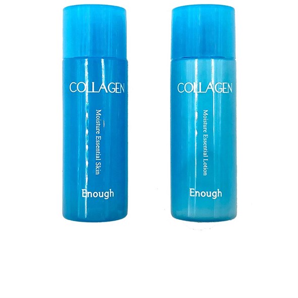 Набор для омоложения кожи (тонер+лосьон) Collagen Skin Lotion Kit, 30+30мл - фото 51103