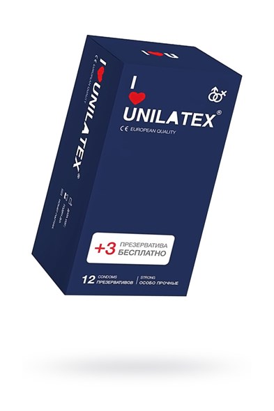 Презервативы Unilatex Extra Strong особо прочный, 15 шт - фото 52552