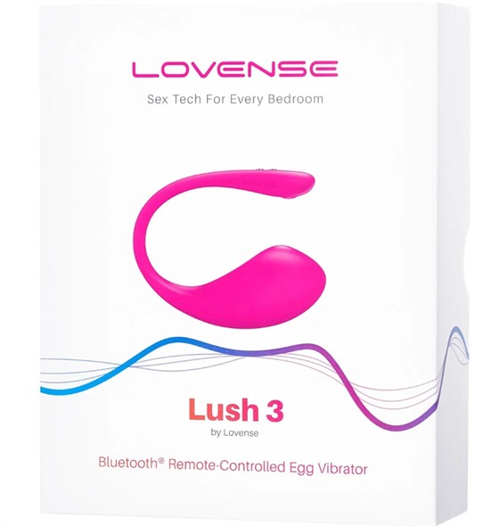 Гаджетовый смарт вибратор для пар Lovense Lush 3, розовый - фото 53102