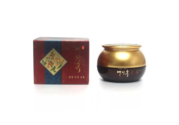 Крем для лица Ginseng Yezihu с экстрактом красного женьшеня, 50 г - фото 53246