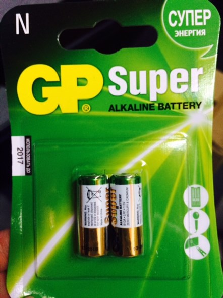 Батарейка GP LR1-1,5V - фото 53609