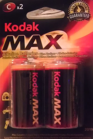 Батарейка Kodak MAX LR14 - фото 53610