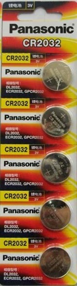 Батарейка Panasonic CR2032-3V, 1шт - фото 53617