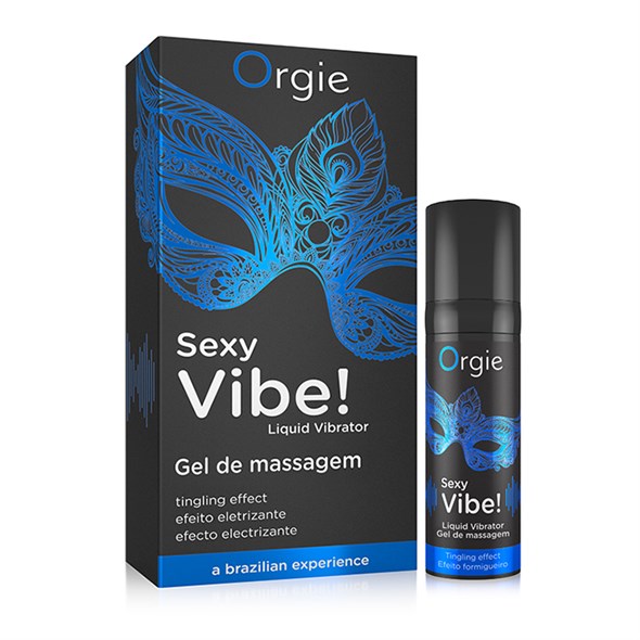 Вибро-гель Orgie Sexy Vibe Liquid Vibrator с эффектом вибрации, 15 мл - фото 56851