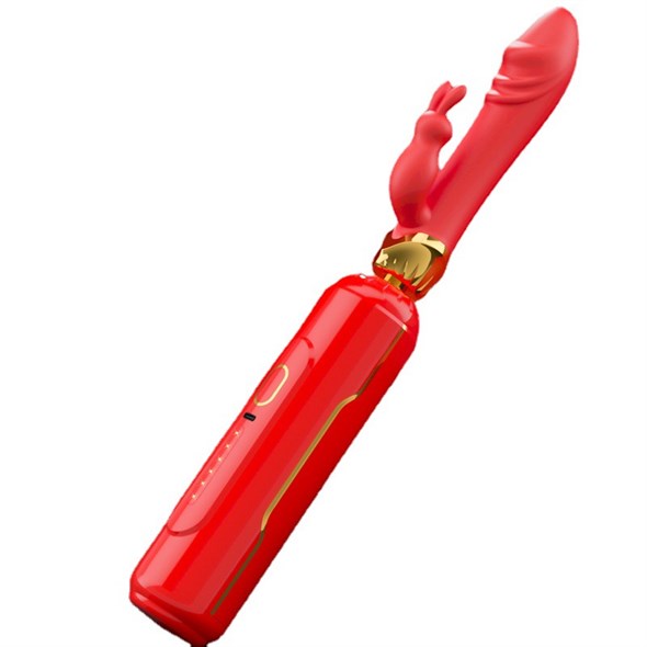 Секс-машина «Мини-Макси» с фрикциями, 10 режимов, красная - фото 57969