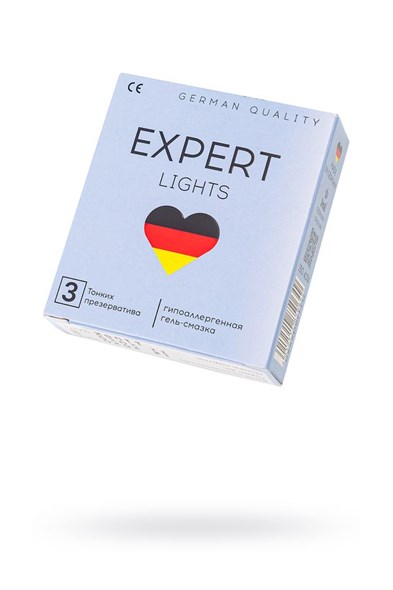 Презервативы Expert Lights ультратонкие, 3 шт. 01000310069 - фото 58724