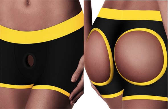 Шорты для страпона INGEN Horny Shorts, чёрный, XL/XXL 00001309556 - фото 59082