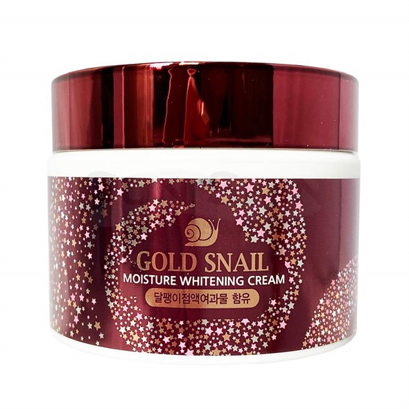 Осветляющий улиточный лифтинг-крем для лица Gold Snail Moisture Whitening Cream,50 гр 00001307319 - фото 60399