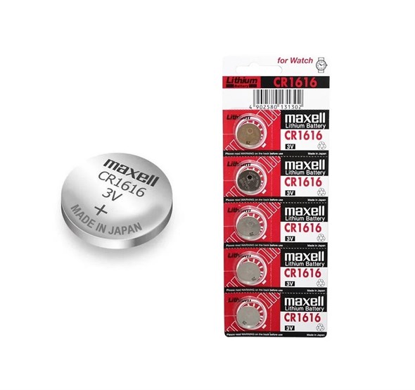 Батарейка Maxell Coin Battery CR1616, 1шт 00001308919 - фото 61565