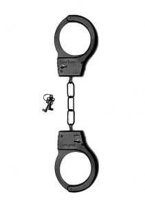 Металлические наручники Shots Toys черные