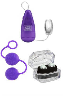 Набор для женщин Her Kegel Kit фиолетовый