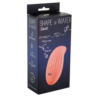 Вибратор Lola games Shape of water Shell Lola, кораловый 00000001450