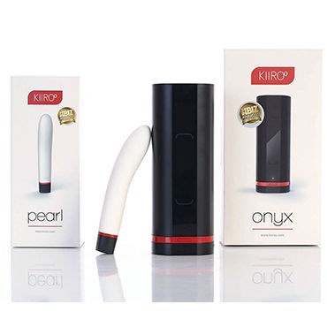 Набор для киберсекса: мастурбатор Onyx и вибратор Pearl 'Kiiroo Teledildonic' 00000012215