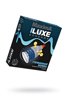 Презерватив Luxe Maxima Глубинная бомба, 1шт