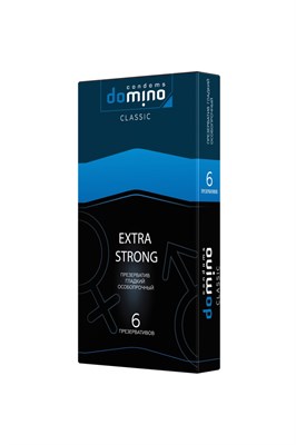 Презервативы Domino Classic Extra Strong особопрочные, 6шт