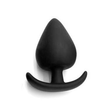 Плаг для ношения черный силикон, 9,5*5 см