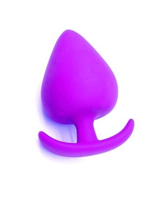 Плаг для ношения пурпурный силикон, 11*6 см
