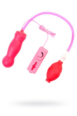 Вибро-втулка Dream Toys Blossom надувная розовая, 12,5 см