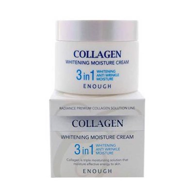 Лифтинг-крем осветление, увлажнение Collagen Whitening Moisture Cream 3in1, 50мл