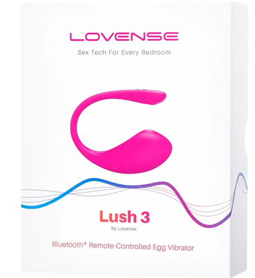 Гаджетовый смарт вибратор для пар Lovense Lush 3, розовый