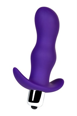 Анальная пробка с вибрацией A-Toys by TOYFA, фиолетовая, 11,2 см
