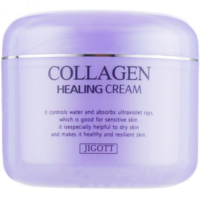 Питательный крем с коллагеном Jigott Collagen Healing Cream, 100 мл
