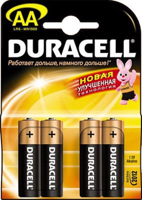 Батарейка AA Duracel New LR6, 1шт
