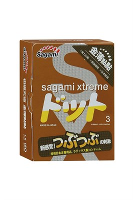 Презервативы Sagami Xtreme Feel Up облегание и рельеф сверхтонкий латекс 0,04мк, 3шт