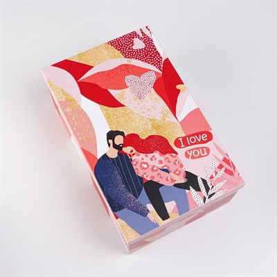 Коробка подарочная «Love», 32.5 х 20 х 12.5 см