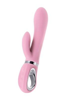 Вибратор Jos Joly limited edition со стимулятором клитора, розовый