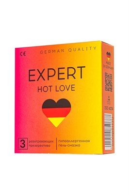 Презервативы Expert Hot Love, с разогревающим эффектом, 3 шт. 01000310072