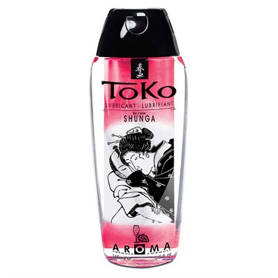 Любрикант Shunga Toko Aroma вкусовой клубника в шампанском, 165 мл 01000017146