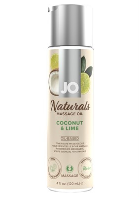 Массажное масло с ароматом кокоса и лайма JO Naturals Coconut Lime, 120 мл 01000310095