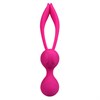Шарики вагинальные 'Rabbit' розовый силикон, 16*3,2см - фото 44950