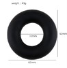 Эрекционное кольцо-ограничитель длинны пениса, силикон черный - фото 45860