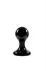 Пробка Luna Balls на присоске черная 8,5*4,5см - фото 46987