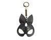 Брелок сувенирный 'Маска кошки' черная кожа - фото 53488