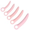 Набор вагино-расширителей, розовый силикон, 5шт - фото 57993